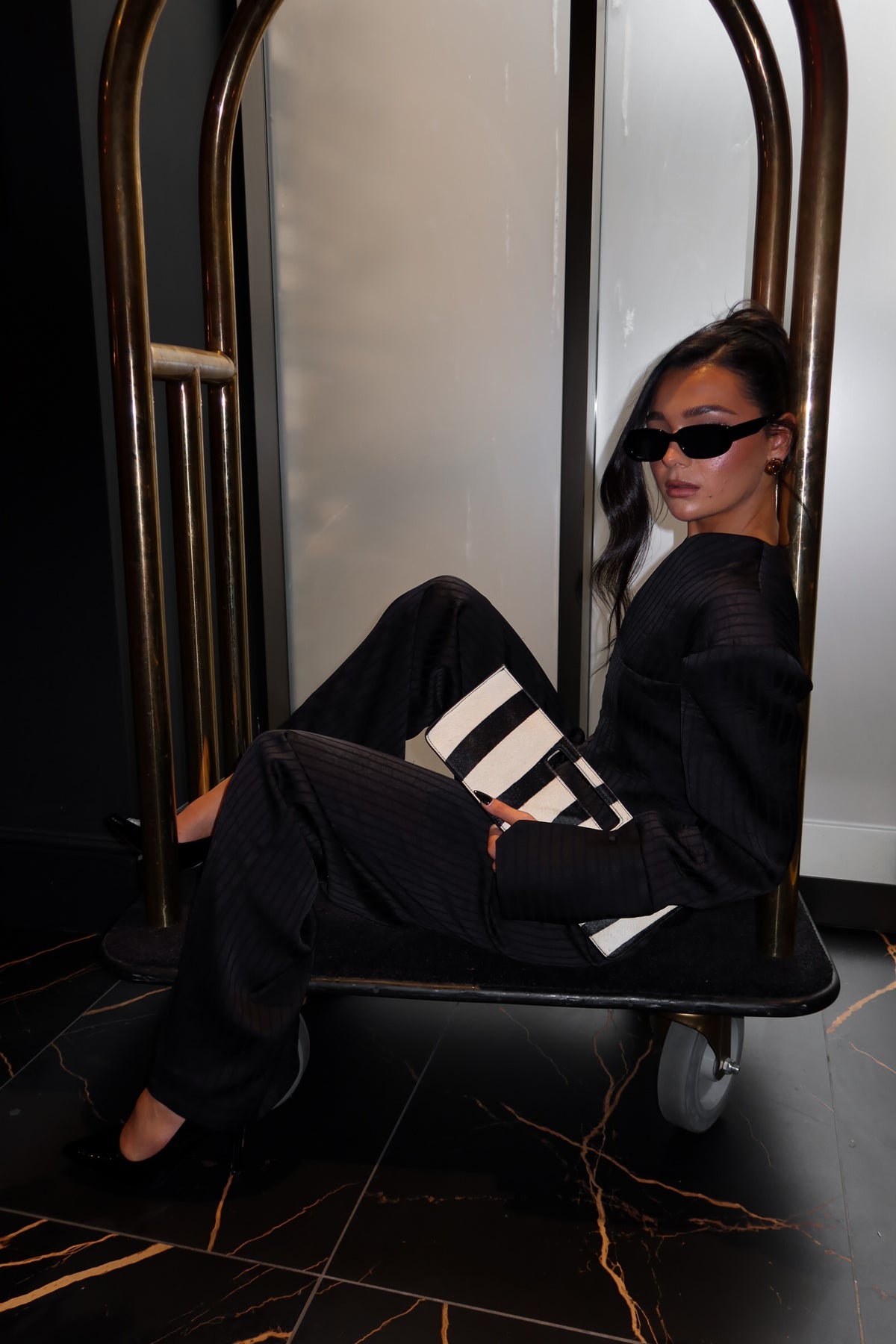 Margot Co-ord Black