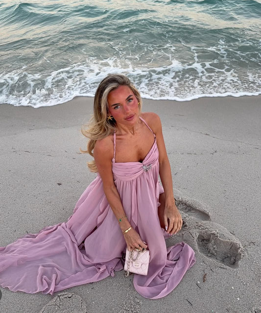 Mariah dress purple